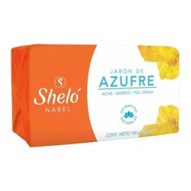 Jabón Barra Sheló Nabel Antiacné Avena 100g Pack 2 Piezas Rostro Grasa
