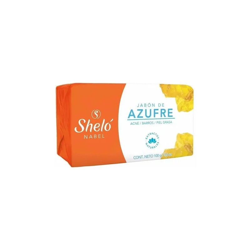 Jabón Barra Sheló Nabel Antiacné Avena 100g Pack 2 Piezas