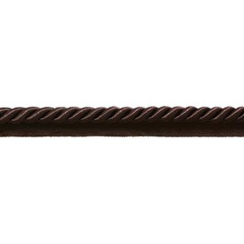 10 Yard (Large, 3/8 Basic Trim Lip Cord, Style # 0038S Color: Brown; d2