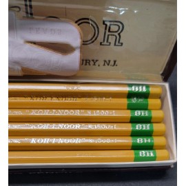 Koh-I-Noor VINTAGE KOH-I-NOOR PENCILS 1500-I /8H L&C HARDTMUTH (NEW OLD STOCK)
