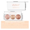 Dunuf Paleta De Iluminador: Iluminante Y A Prueba De Agua.
