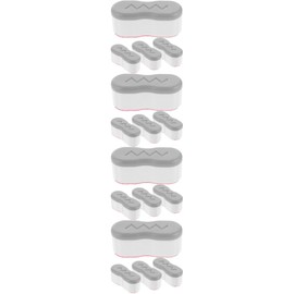 KOMBIUDA 4sets Toilet Seat Bumpers Toilet Risers for Enhanced Comfort and Protection Buffer Pads Durable and Easy to Install 4pcs*4