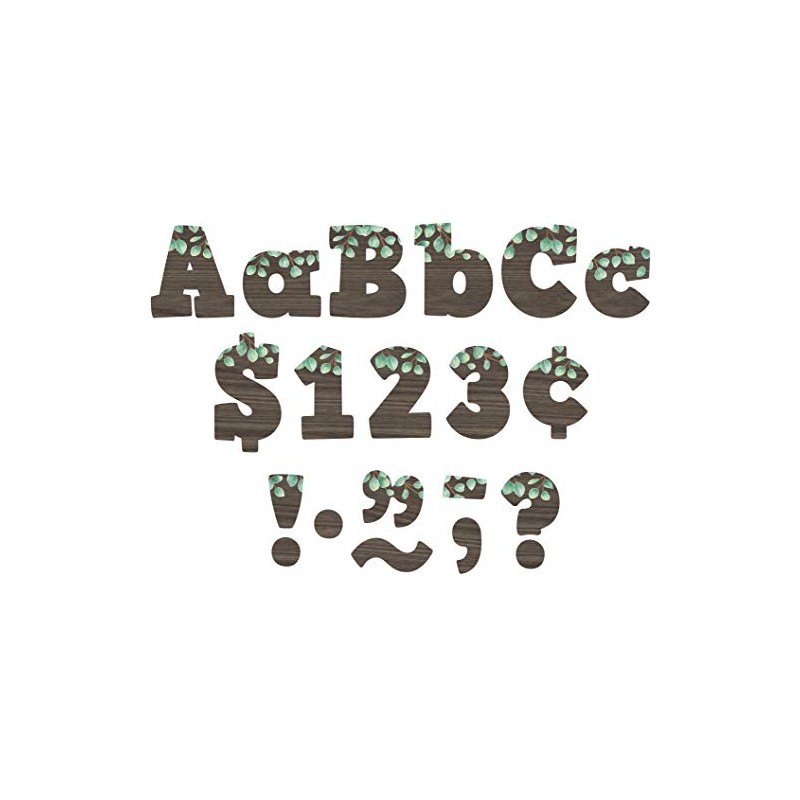 Eucalyptus 4" Bold Block Letters Combo Pack