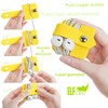 ELFRhino Portable Electronic Device Cover Cord Organizer for Earphones, Yellow