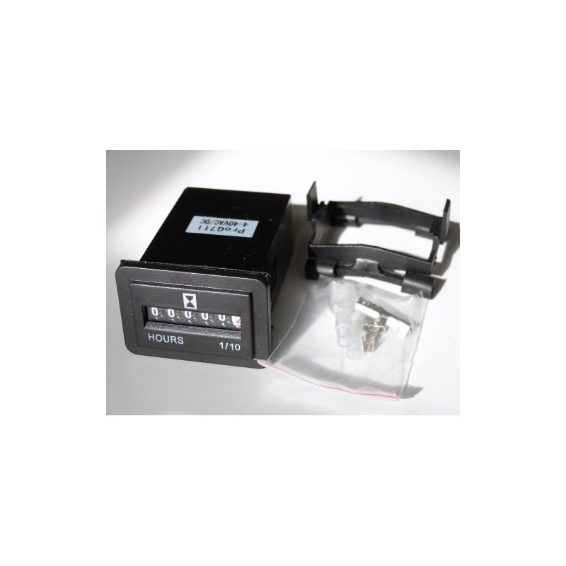 Hour Meter,Boat,Truck,Tractor - 4-40 V AC or DC Rect