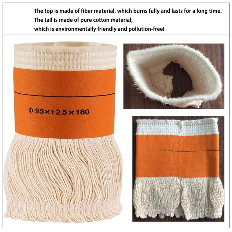 WANYIG Pack of 4 Wicks for Petroleum Stove for Indoor