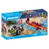 Playmobil Pirate Battle Set With Giant Crab And Accessories For