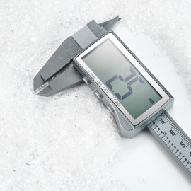 Crushed Glass 1-3mm for Resin Art, Small Broken Glass Pieces for DIY Vase Filler Decoration, Crushed Glass for Crafts 1.5 Pounds (Crystal/Clear)