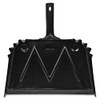 Genuine Joe 16" Heavy-Duty Metal Dustpan, Black, 1 Count