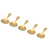 5Pcs Short Spoon Stainless Steel Ice Cream Scoop Tea Dessert