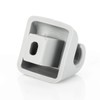 LST W126 Sun Visor Holder Clips Grey Silver
