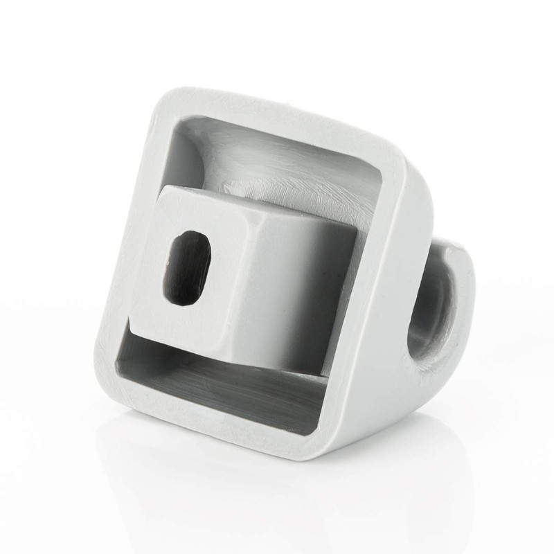 LST W126 Sun Visor Holder Clips Grey Silver