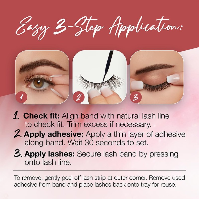 Ardell Doll Look Lashes Bambi, 4 pack