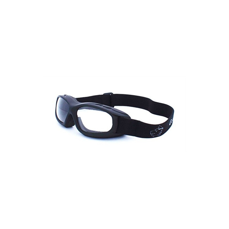 Guard-Dogs Goggle, Evader 1 Matte Black (Clear/Smoke w/FogStopper 2 Lens