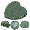 HEALLILY Flower Foam with Suction Cup, Brick Wet Foam Heart
