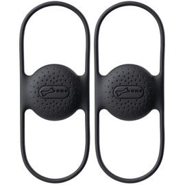 Bone Airtag Bike Mount Strap, Hidden Bicycle Seatpost Mount Bike Airtag Holder Compatible with Airtags, Anti-Theft Air tag GPS Tracker for Mountain & Road Bikes - 2 Pack (Airtag Not Included) (2)