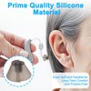 16pcs Hearing Aid Domes Compatible with Resound, Silicone Hearing Aid