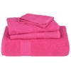 vidaXL Gästetücher 4 STK. Rosa 30x50 cm 360 g/m² 100%