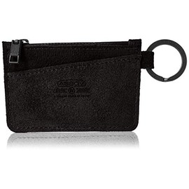 ASSOB Water Proof Suede Compact Wallet Mini Wallet, Black