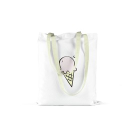 Le Jardin du Lin Printed Shopping Bag, Reusable Bag, Foldable, Fabric Bag with Two Long Handles, Size: 48 x 55 cm
