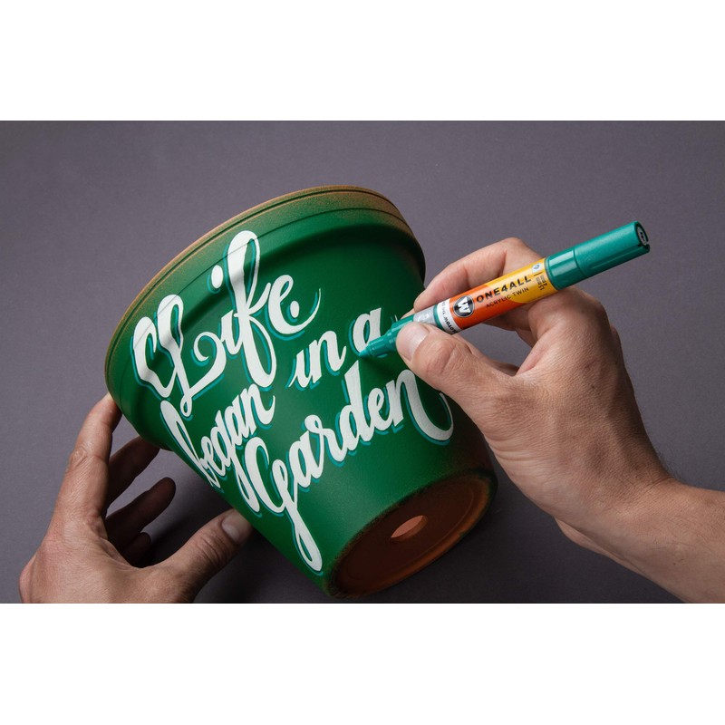 Molotow MO227302 One4All 227HS Marker Pen – Metallic Blue (Pack