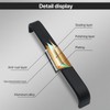 10 Pack 160mm Black Drawer Handle Kitchen Cabinet Square Black