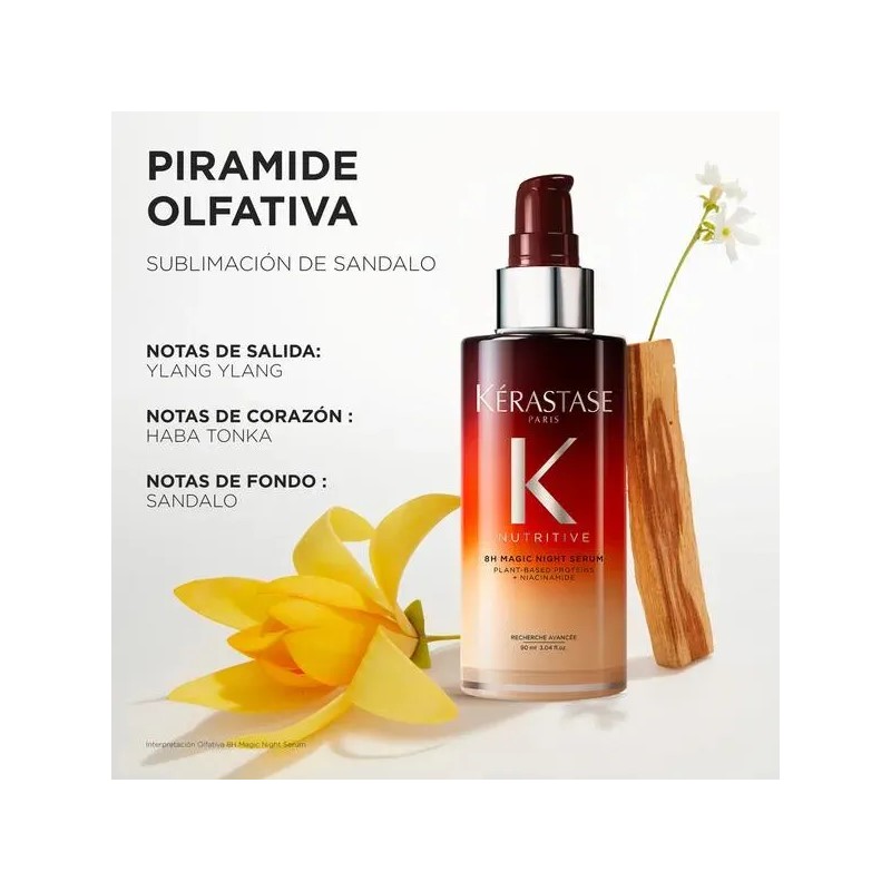 Sérum 8H Nutrición Cabello Seco Kérastase Nutritive 90ml