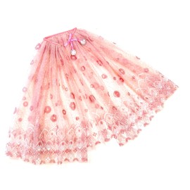 Papierdrachen Tulle Cape - Pink - with Ornaments - Glittering - Fancy Dress - Cape - Children's Costume - Princess - Carnival - Carnival - Fancy Dress - One Size - Set 02