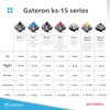 Ranked Gateron ks-15 Optical Key Switches for RGB Mechanical Gaming