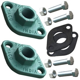 Taco 110-251F Freedom Flanges for"00" Series Circulators with Universal Pump Flange Gasket (Set of 2)