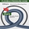 Unbranded 50FT 4800PSI Pressure Washer Hose 3/8" Wire Braided Kink