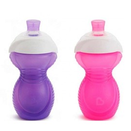Munchkin Click Lock Chew Proof Sippy Cup 10 Oz in Pink/Purple (5019090122924)