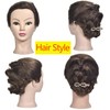 Mannequin Head 18" Female 100% Human Hair Hairdresser Cosmetology Mannequin