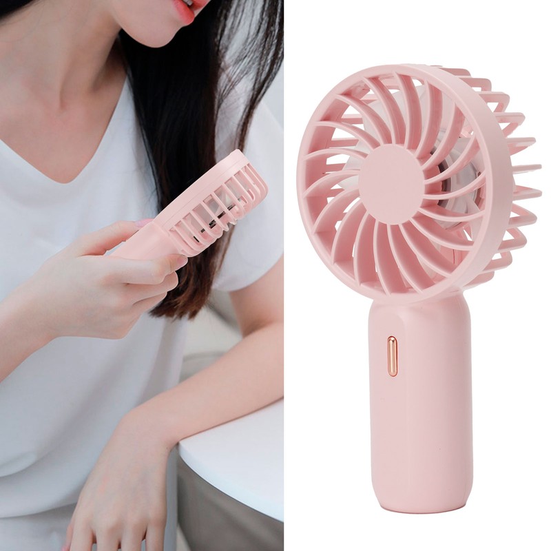 Portable Handheld Fan USB Rechargeable Enhanced Wind Small Fan for