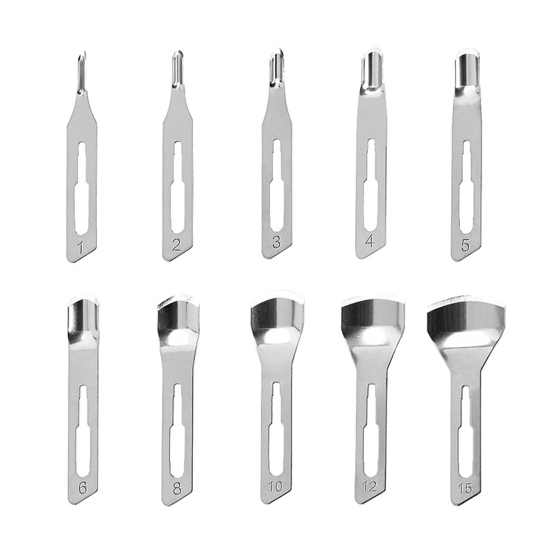 Pack of 10 No. 2 Gouge Blades Foot Care Blades