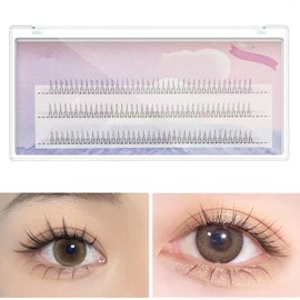 nalaina Partial False Eyelashes, Natural Lower Eyelashes, Ultra Thin, V-Shaped Lower False Eyelashes, 0.2 - 0.3 inches (5 - 6 - 7 mm), Beginners, Thin Makeup, Everyday Use, Partial False Eyelashes, Black