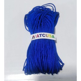 Blue Religious Dhaga 30 Mtr Silk Thread Good Luck sankalp Sutra Evil Eye Protection mangal raksha kavach Necklace Cord String Neela nila jewelery Ankle Chain Bracelet Amulet (Blue - 30 Meter)