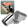 2Pcs Stainless Steel Folding Rotatable Connector Marine Boat Rail Tube