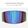 Motorcycle Anti-UV Anti-Scratch Helmets Lens Fashion Visor Wind Lens Replacement