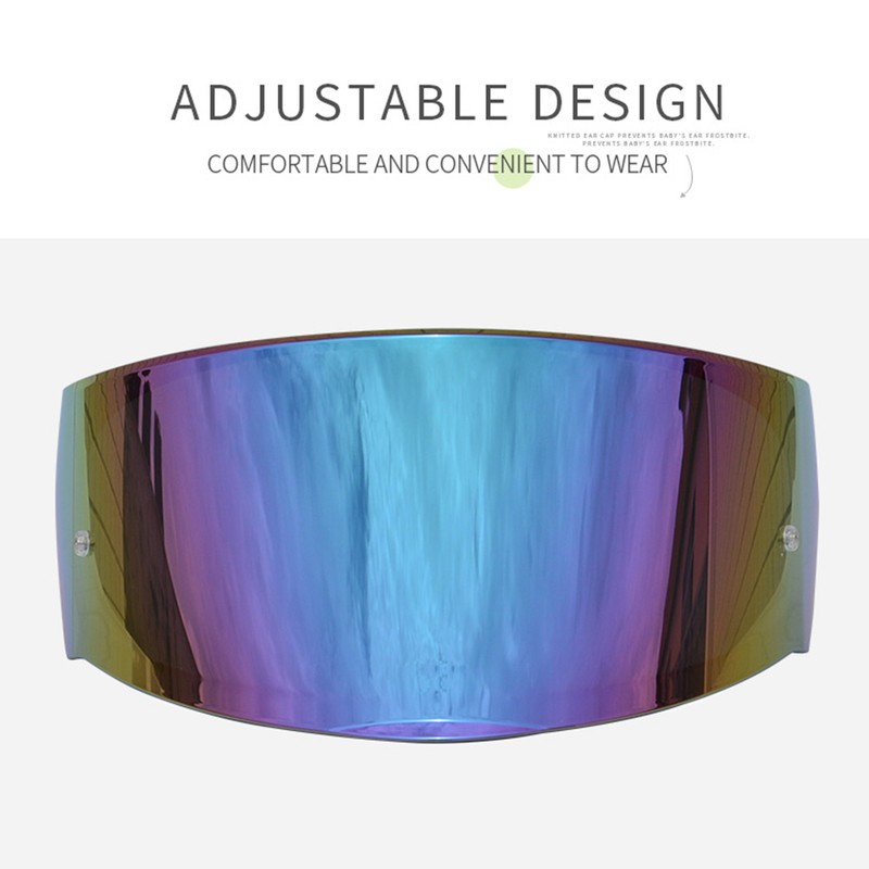 Motorcycle Anti-UV Anti-Scratch Helmets Lens Fashion Visor Wind Lens Replacement