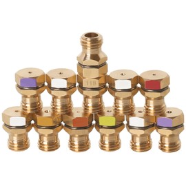 GRLP4 LP Conversion Kit | Propane Orifice | Gas To Propane Conversion Kit | Brass | With Instruction |Compatible With Frigidaire Kenmore Electrolux Range/Cooktop/Stove