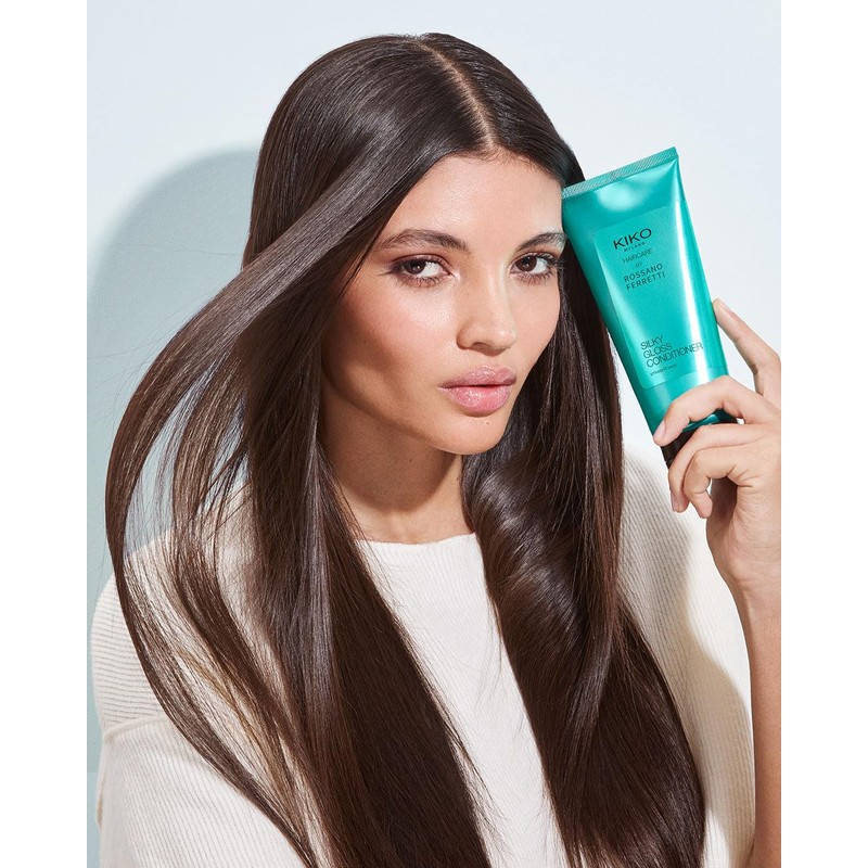 KIKO Milano Silky Gloss Conditioner, Conditioner for Smooth, Shiny Hair