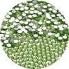 NCB 2000pcs Flatback Round Glass Nail Art Rhinestones Crystal for
