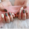 [Handmade nail tip] Terrazzo mixed mother-of-pearl nails / [수제네일팁] 테라조
