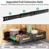 Pull out Cabinet Organizer Fixed with Adhesive Nano Film,Heavy Duty