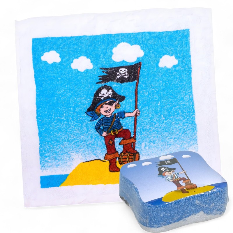 MIJOMA Set of 4 Magic Face Cloths Magic Towel Magic