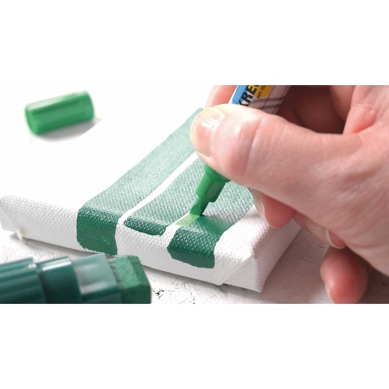 KREUL 17862 Triton Acrylic Marker Edge, Fluorescent Orange, Chisel Tip,
