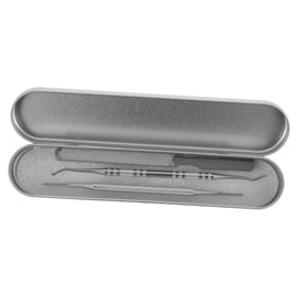 Baluue 1set Portable Stainless Steel Manicure Kit Nail Trimming Tools Case for Home and Salon Use Ergonomic Non- Design for and Reduced Fatigue