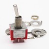 mxuteuk 8pcs 6 Terminal 2 Position DPDT Mini Miniature Toggle