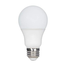 Satco 11407 Econo LED A19 Light Bulb, 60W Replacement, 3000K Warm White, 800 Lumens